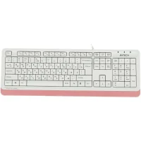 Комплект клавиатура + мышь A4Tech Fstyler F1010 (белый/розовый) фото 4